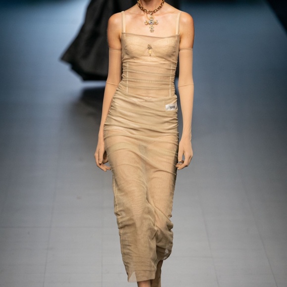 Current Dolce & Gabbana - Kim Stretch Tulle Ankle Boots - Picture 15 of 15